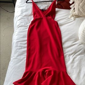Red dress